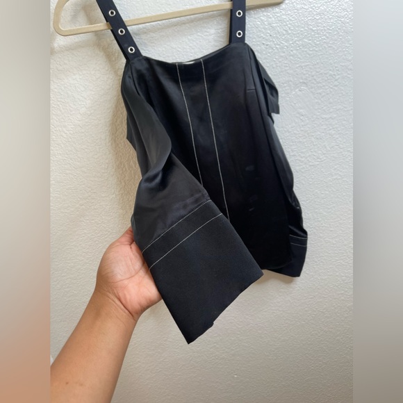 3.1 Phillip Lim Utility Collection Cold long sleeves shoulder blouse Sz xs - Picture 13 of 14